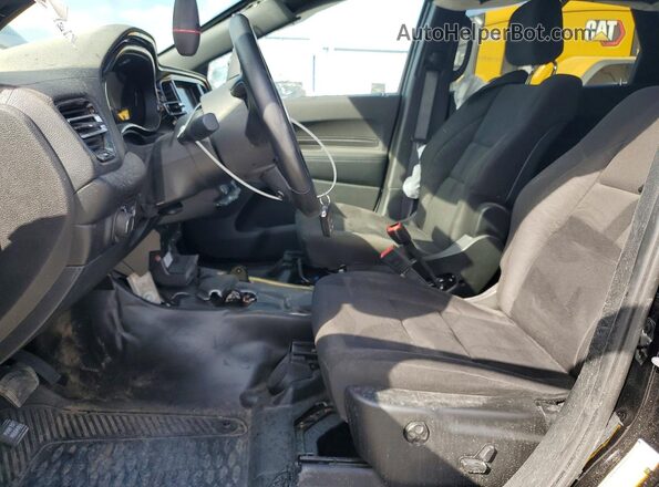 1C4RDJFG7SC527072 2025 DODGE DURANGO Black Widok wnętrza z przodu