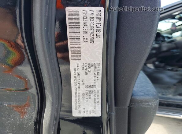 1C4RDJFG7SC527072 2025 DODGE DURANGO Black Widok wnętrza 360 stopni