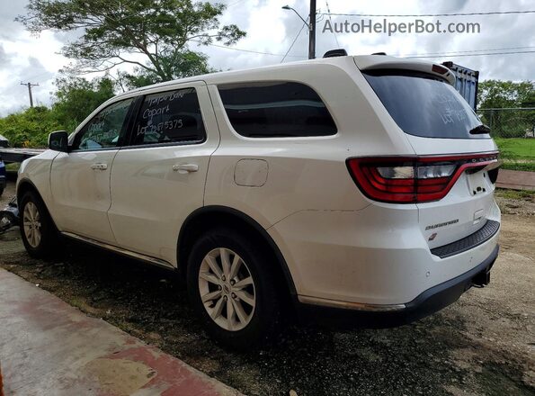 1C4RDJFGXLC228886 2020 DODGE DURANGO Белый Задняя левая четверть