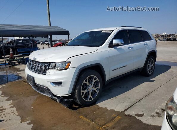1C4RJEBG0KC584252 2019 JEEP GRAND White Առջևի ձախ երեք քառորդ տեսարան