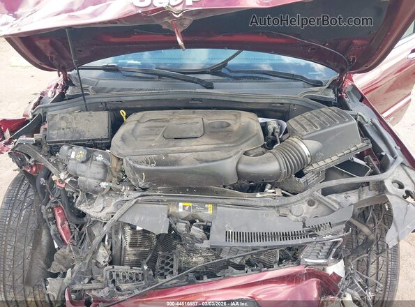 1C4RJEBG0NC128160 2022 JEEP GRAND CHEROKEE WK Red Вид ззаду