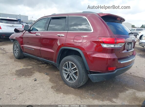 1C4RJEBG0NC128160 2022 JEEP GRAND CHEROKEE WK Red Задня ліва чверть