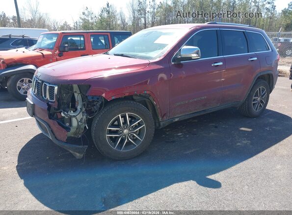 1C4RJEBG7JC437988 2018 JEEP GRAND CHEROKEE Красный Передняя левая четверть
