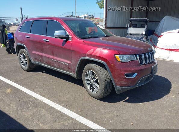 1C4RJEBG7JC437988 2018 JEEP GRAND CHEROKEE Красный Передняя правая четверть