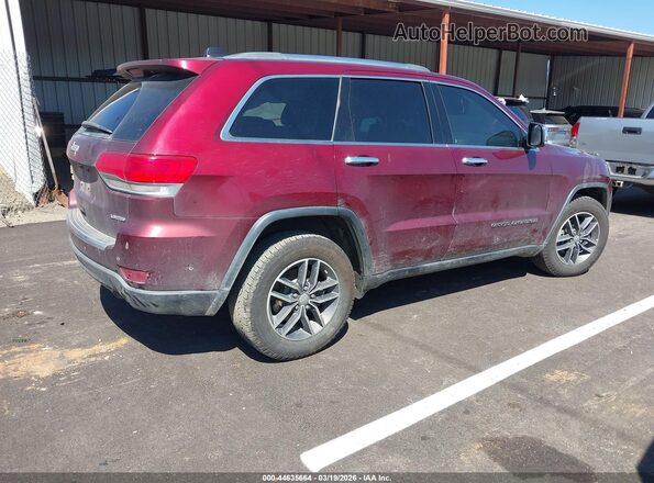 1C4RJEBG7JC437988 2018 JEEP GRAND CHEROKEE Красный Задняя правая четверть