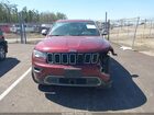 2018 Jeep Grand Cherokee Limited 4x2 Красный vin: 1C4RJEBG7JC437988