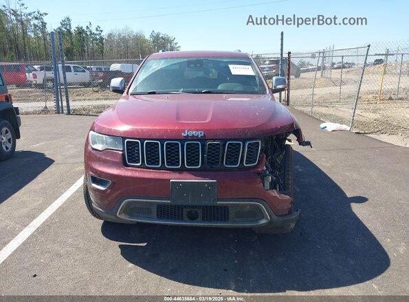 1C4RJEBG7JC437988 2018 JEEP GRAND CHEROKEE Красный Вид щитка приборов