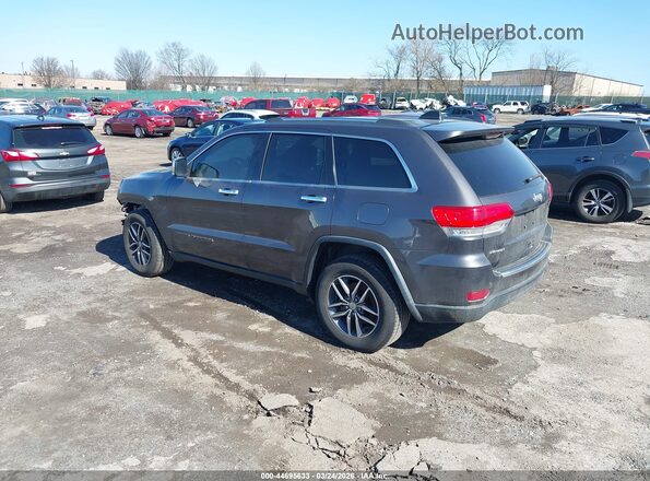 1C4RJEBGXHC659483 2017 JEEP GRAND CHEROKEE Серый Задняя левая четверть