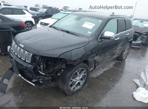 1C4RJECG8LC106077 2020 JEEP GRAND CHEROKEE Черный Передняя левая четверть