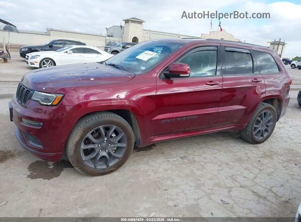 1C4RJECG8LC258022 2020 JEEP GRAND CHEROKEE Maroon Widok wnętrza 360 stopni