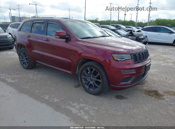 1C4RJECG8LC258022 2020 JEEP GRAND CHEROKEE Maroon Przód prawy