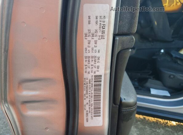 1C4RJFAG6HC620333 2017 JEEP GRAND Silver Widok naklejki z numerem VIN