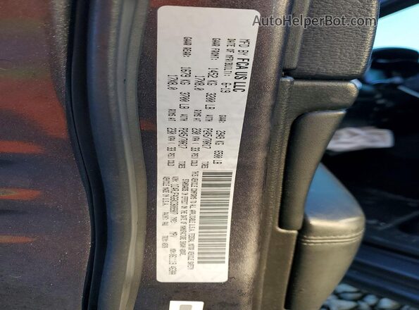 1C4RJFAG6KC808907 2019 JEEP GRAND Серый Вид наклейки с VIN-кодом