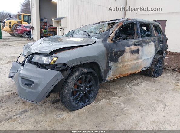 1C4RJFAG6LC383402 2020 JEEP GRAND CHEROKEE Серый Передняя левая четверть
