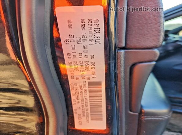 1C4RJFAG9KC598464 2019 JEEP GRAND Black Widok naklejki z numerem VIN