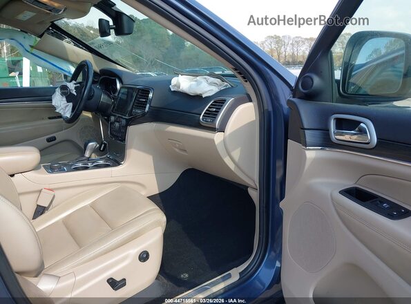 1C4RJFBG1KC823085 2019 JEEP GRAND CHEROKEE Синий Вид салона спереди