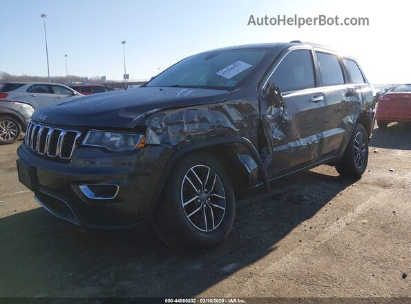 1C4RJFBG2MC755074 2021 JEEP GRAND CHEROKEE Серый Передняя левая четверть