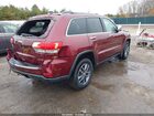 2018 Jeep Grand Cherokee Limited 4x4 Бордовый vin: 1C4RJFBG3JC278649