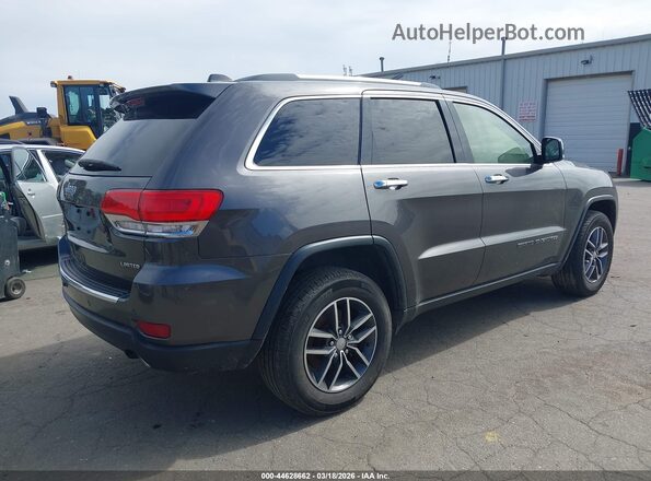 1C4RJFBG4JC449893 2018 JEEP GRAND CHEROKEE Серый Задняя правая четверть
