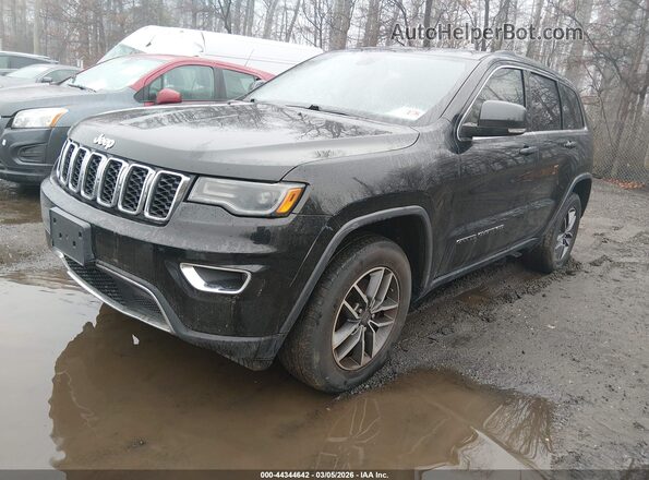 1C4RJFBG4KC600491 2019 JEEP GRAND CHEROKEE Black წინა მარცხენა ხედი სამი მეოთხედიდან