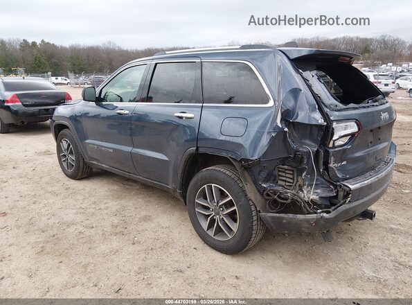 1C4RJFBG4LC379279 2020 JEEP GRAND CHEROKEE Синий Задняя левая четверть