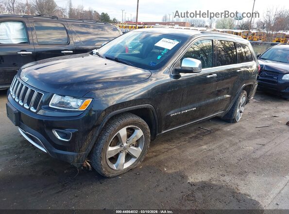 1C4RJFBG6GC494147 2016 JEEP GRAND CHEROKEE Черный Передняя левая четверть