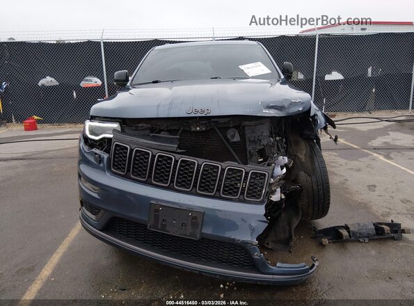 1C4RJFBG6KC678030 2019 JEEP GRAND CHEROKEE Синий Вид щитка приборов