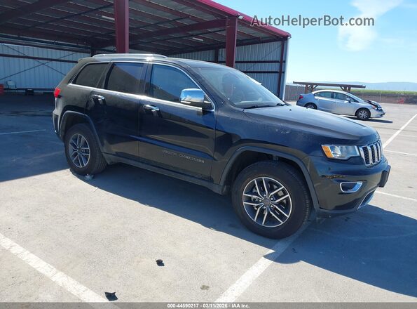 1C4RJFBG6KC696124 2019 JEEP GRAND CHEROKEE Черный Передняя правая четверть