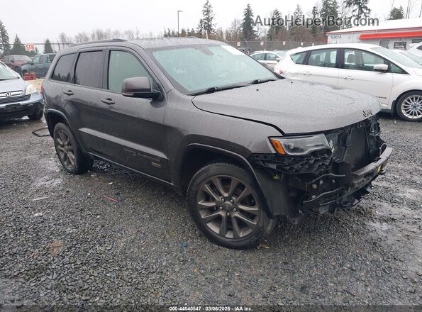 1C4RJFBG7GC389164 2016 JEEP GRAND CHEROKEE Серый Передняя правая четверть
