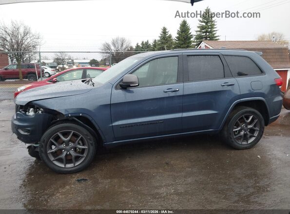 1C4RJFBG7MC653589 2021 JEEP GRAND CHEROKEE Синий Вид задней части салона