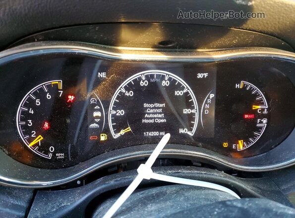 1C4RJFBG8GC489726 2016 JEEP GRAND Белый Вид щитка приборов