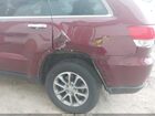 2016 Jeep Grand Cherokee Limited Бордовый vin: 1C4RJFBG9GC409267