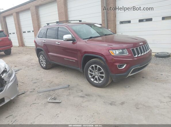 1C4RJFBG9GC409267 2016 JEEP GRAND CHEROKEE Бордовый Передняя правая четверть