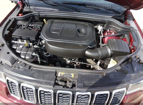 1C4RJFBG9MC705630 2021 JEEP GRAND CHEROKEE Бордовый Вид сзади