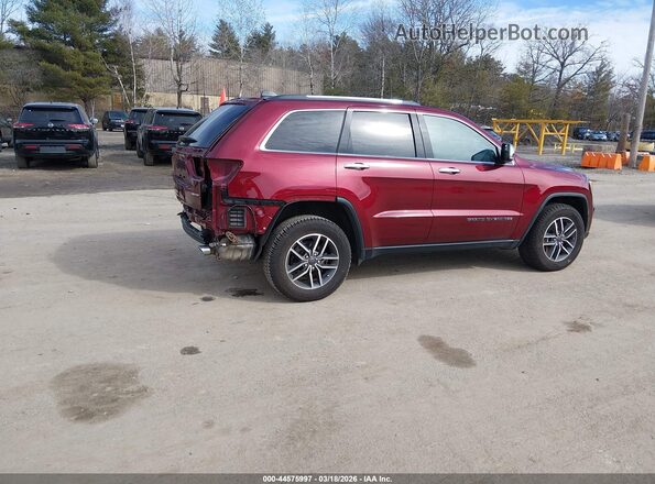 1C4RJFBG9MC705630 2021 JEEP GRAND CHEROKEE Бордовый Задняя правая четверть