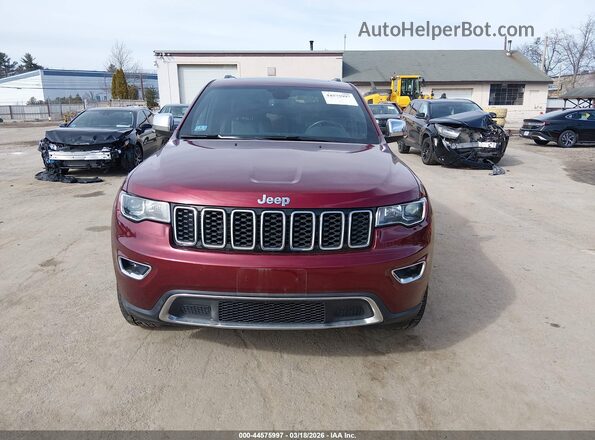 1C4RJFBG9MC705630 2021 JEEP GRAND CHEROKEE Бордовый Вид задней части салона