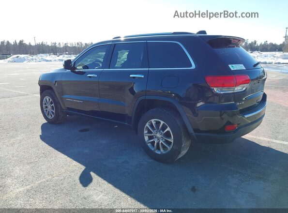 1C4RJFBGXGC489744 2016 JEEP GRAND CHEROKEE Черный Задняя левая четверть