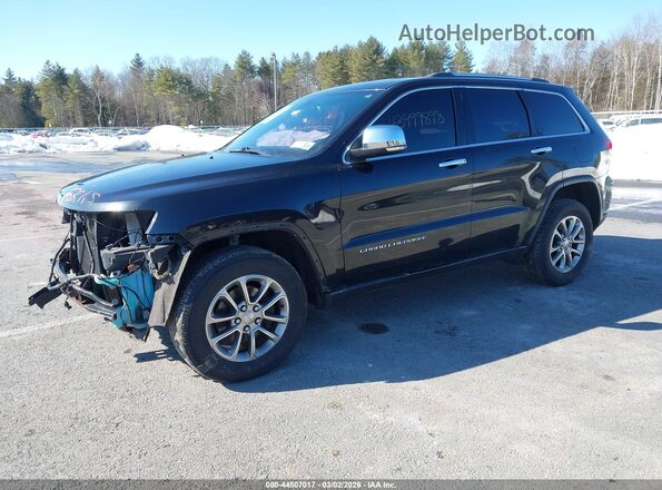 1C4RJFBGXGC489744 2016 JEEP GRAND CHEROKEE Черный Передняя левая четверть