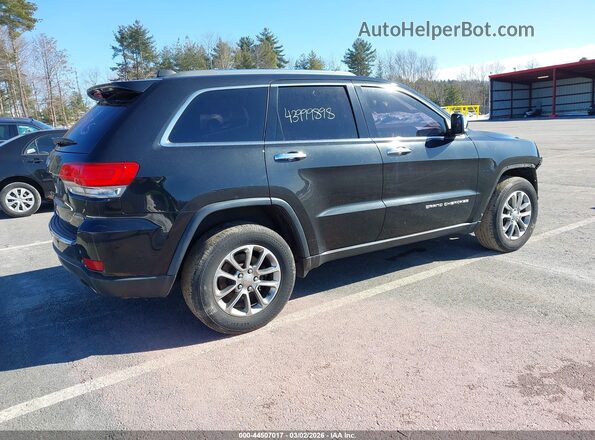 1C4RJFBGXGC489744 2016 JEEP GRAND CHEROKEE Черный Задняя правая четверть
