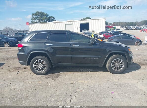 1C4RJFBGXGC491865 2016 JEEP GRAND CHEROKEE Black უკანა სალონის ხედი