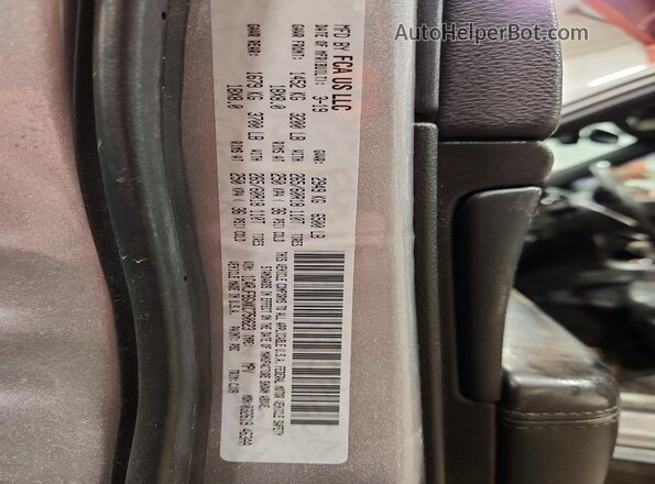 1C4RJFBGXKC750623 2019 JEEP GRAND Серебряный Вид наклейки с VIN-кодом