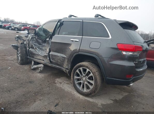 1C4RJFBT1JC166185 2018 JEEP GRAND CHEROKEE Серый Задняя левая четверть