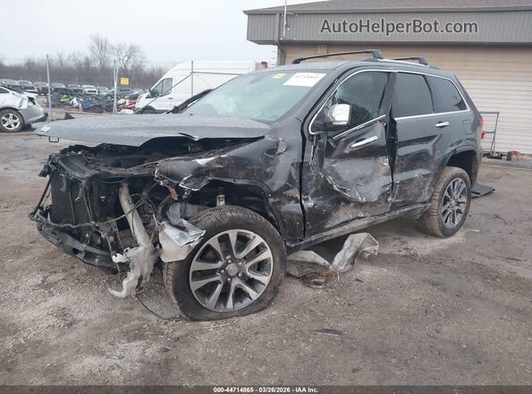 1C4RJFBT1JC166185 2018 JEEP GRAND CHEROKEE Серый Передняя левая четверть