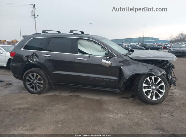 1C4RJFBT1JC166185 2018 JEEP GRAND CHEROKEE Серый Вид щитка приборов