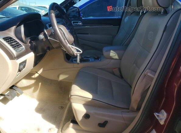 1C4RJFCGXGC366556 2016 JEEP GRAND Бордовый Вид салона спереди