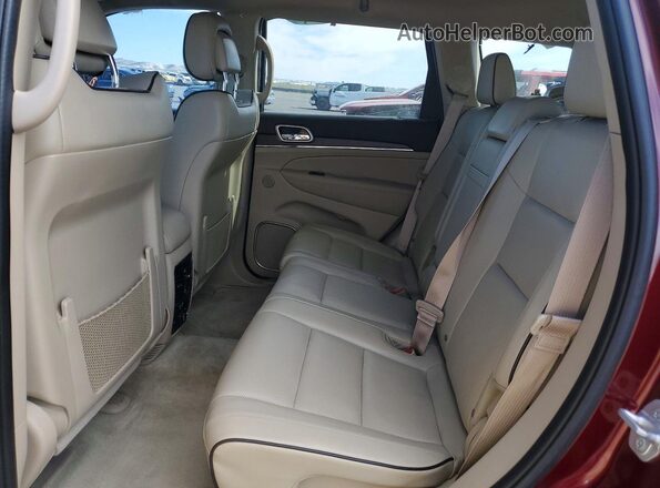 1C4RJFCGXGC366556 2016 JEEP GRAND Бордовый Вид задней части салона