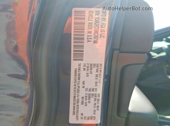 1C4RJFCT0MC767168 2021 JEEP GRAND Gray Widok naklejki z numerem VIN