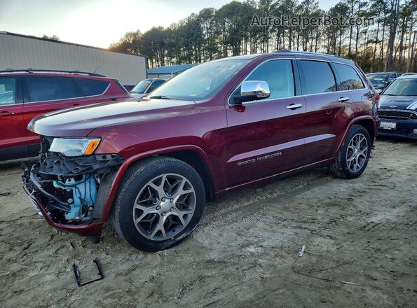1C4RJFCT1KC791332 2019 JEEP GRAND Burgundy Передня ліва чверть