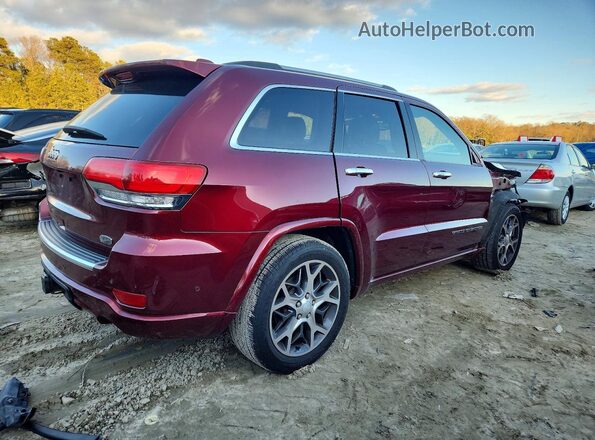 1C4RJFCT1KC791332 2019 JEEP GRAND Burgundy Задня права чверть