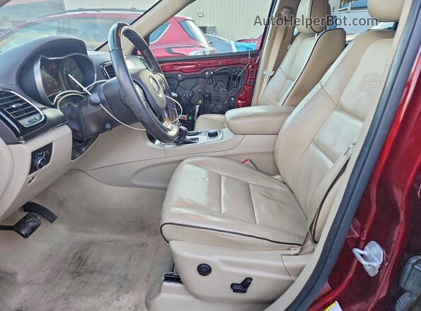1C4RJFCT1KC791332 2019 JEEP GRAND Burgundy Вид салону спереду